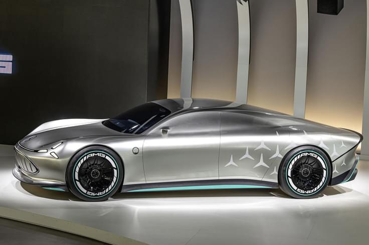 Mercedes-Benz Vision AMG concept side profile Mercedes-Benz Vision AMG concept side profile